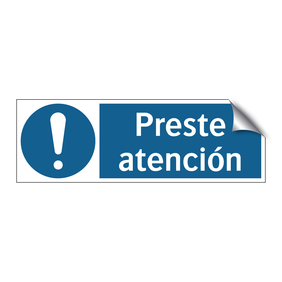 Preste atención
