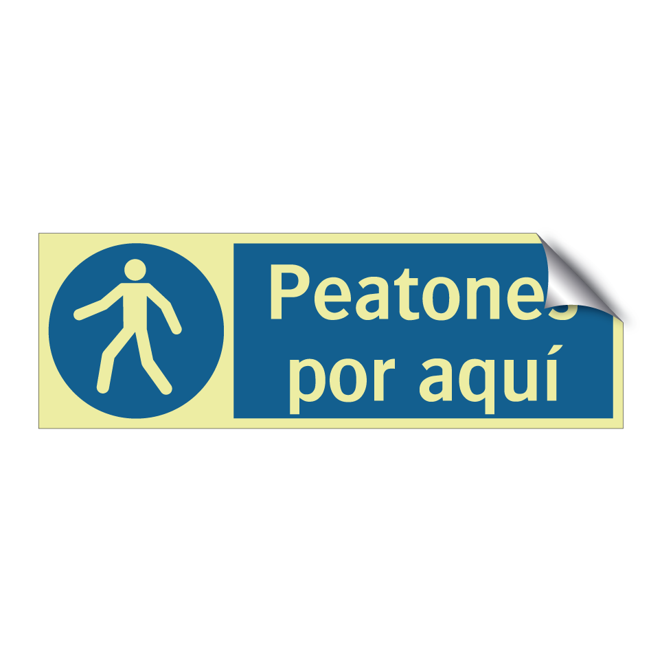 Peatones por aquí