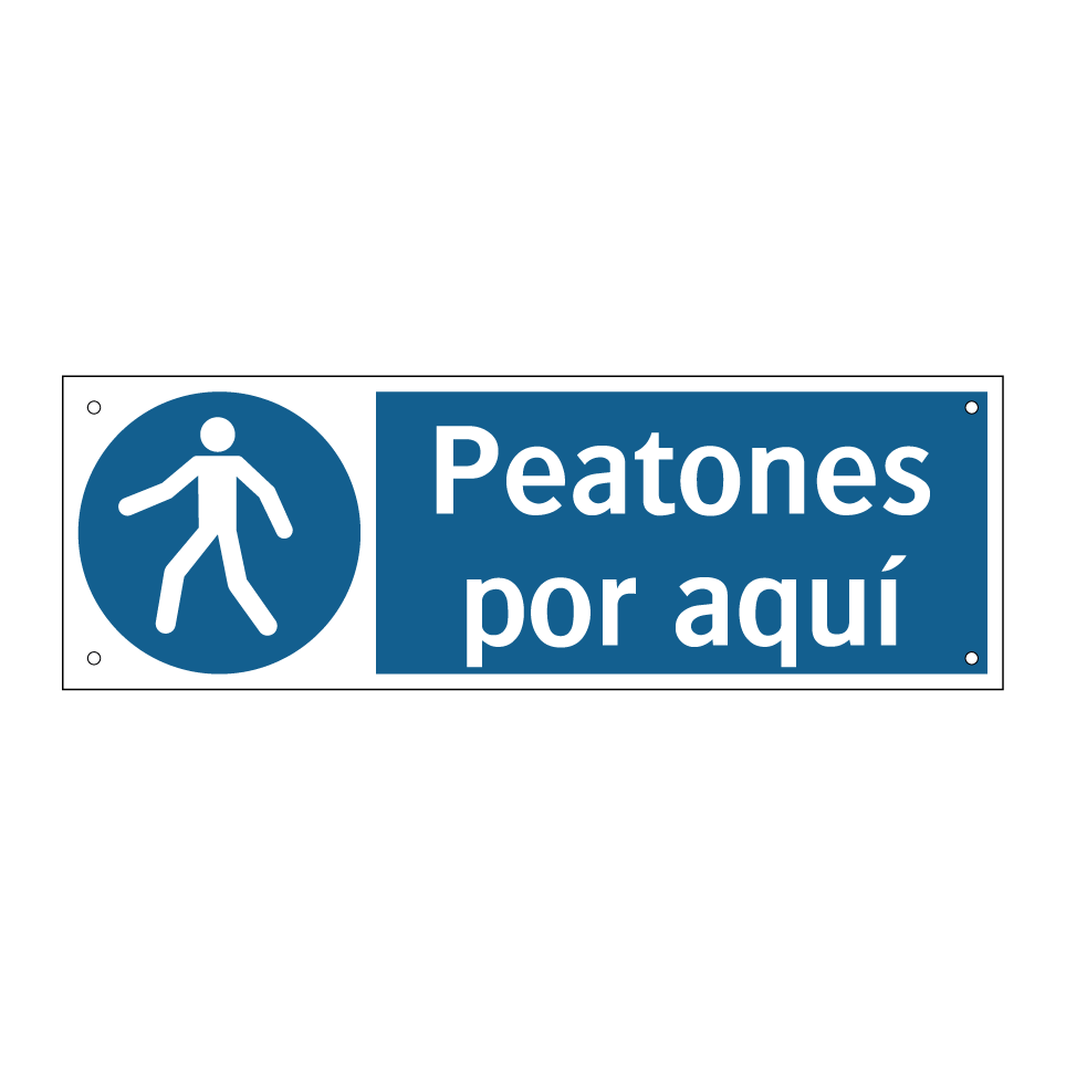 Peatones por aquí
