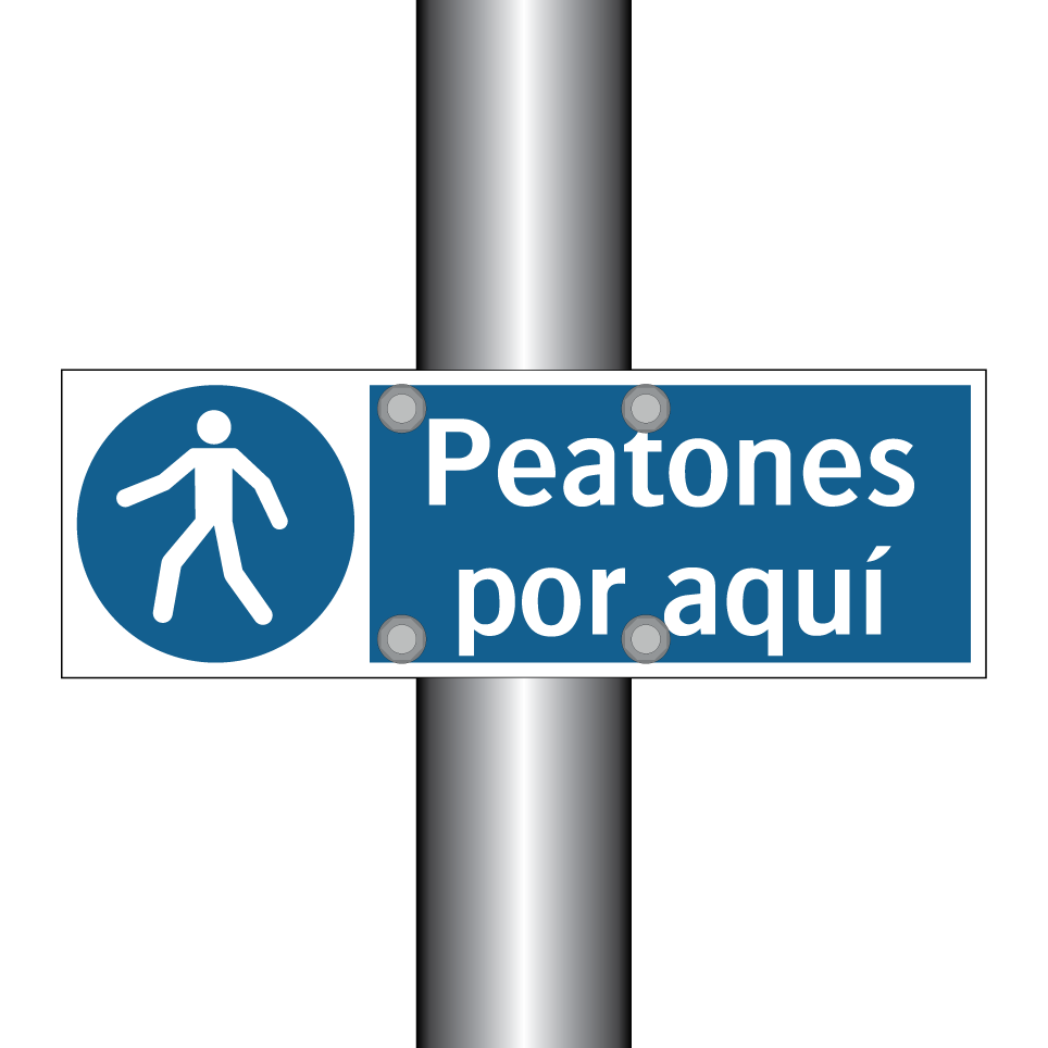 Peatones por aquí