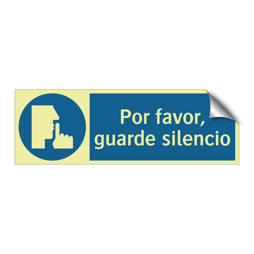 Por favor, guarde silencio