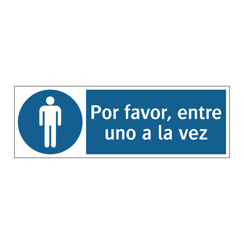 Por favor, entre uno a la vez