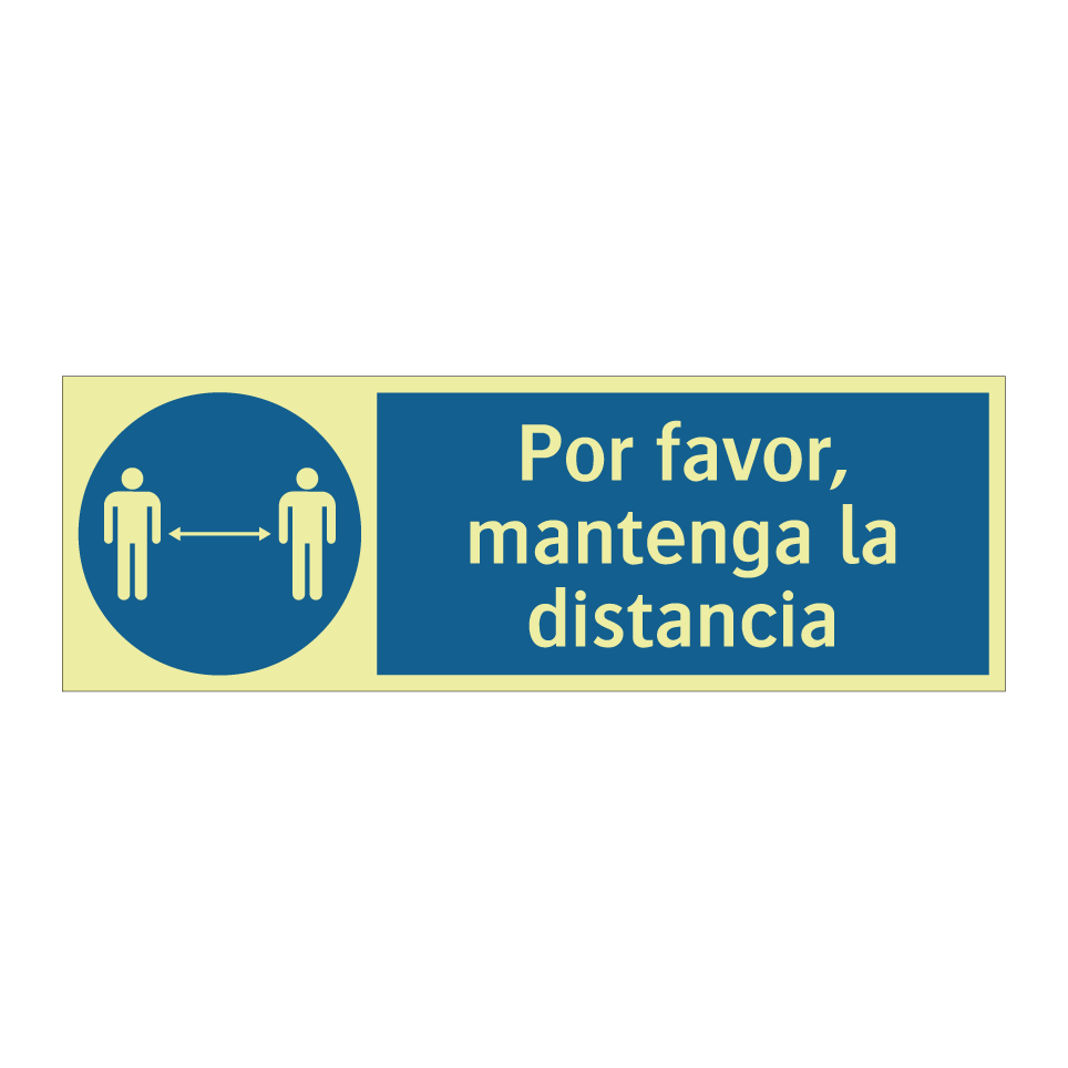 Por favor, mantenga la distancia