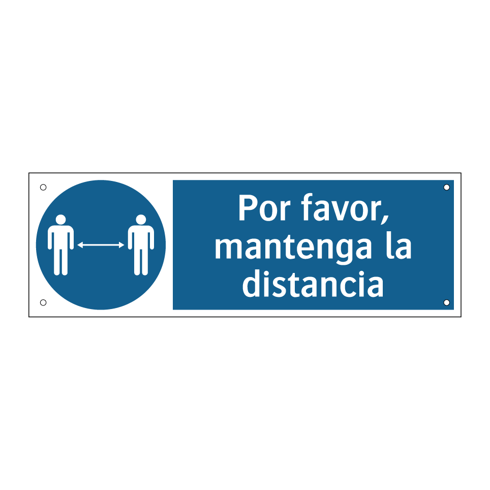 Por favor, mantenga la distancia