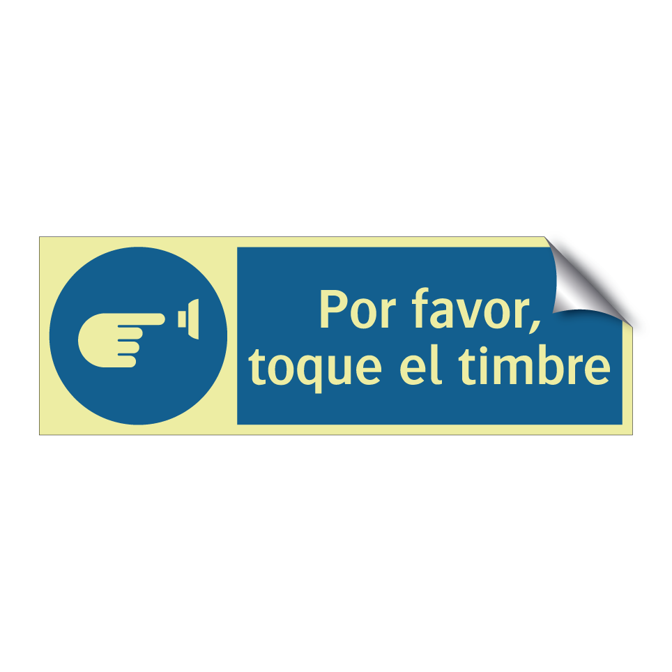 Por favor, toque el timbre