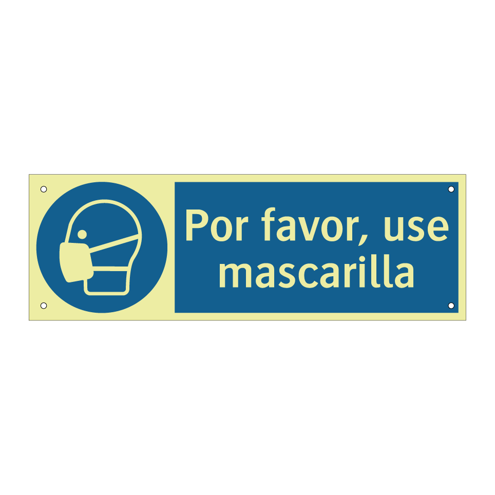 Por favor, use mascarilla