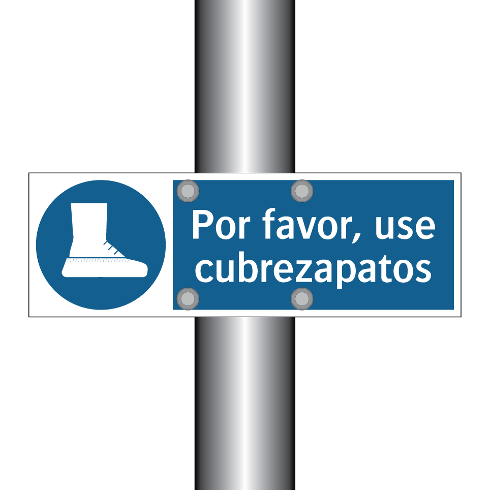 Por favor, use cubrezapatos