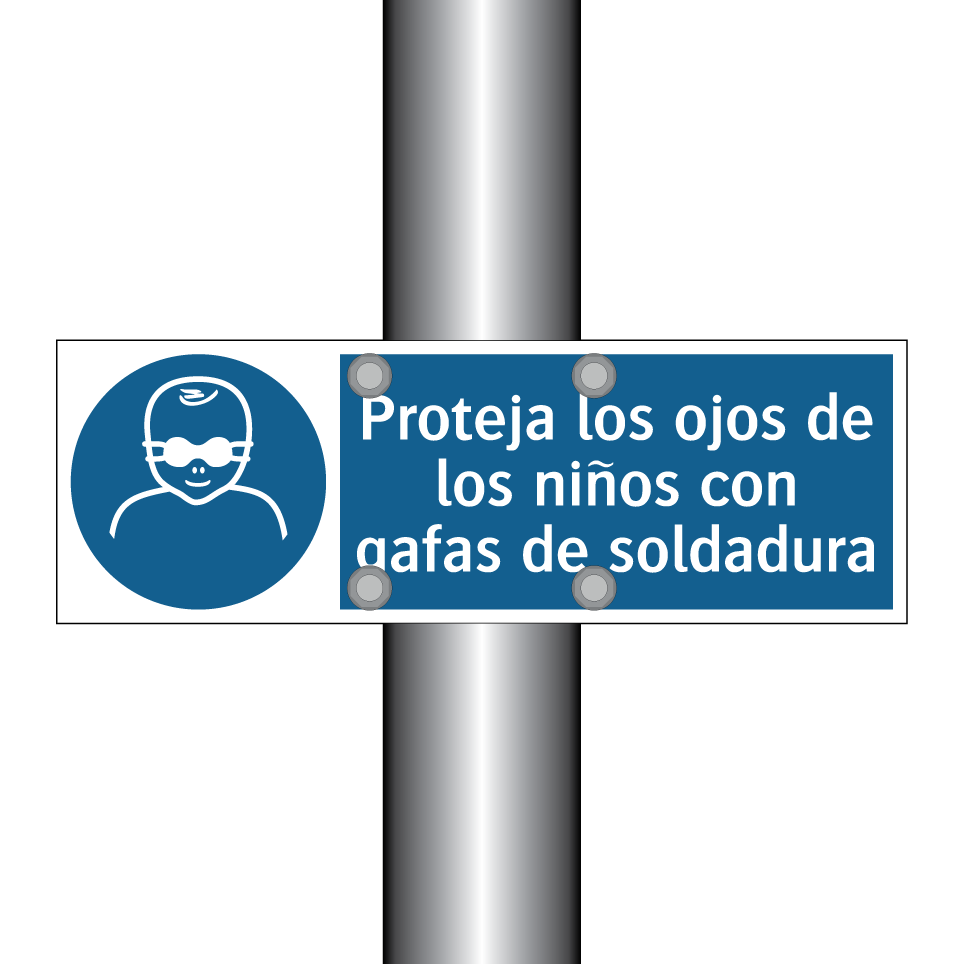 Proteja los ojos de los niños con gafas de soldadura