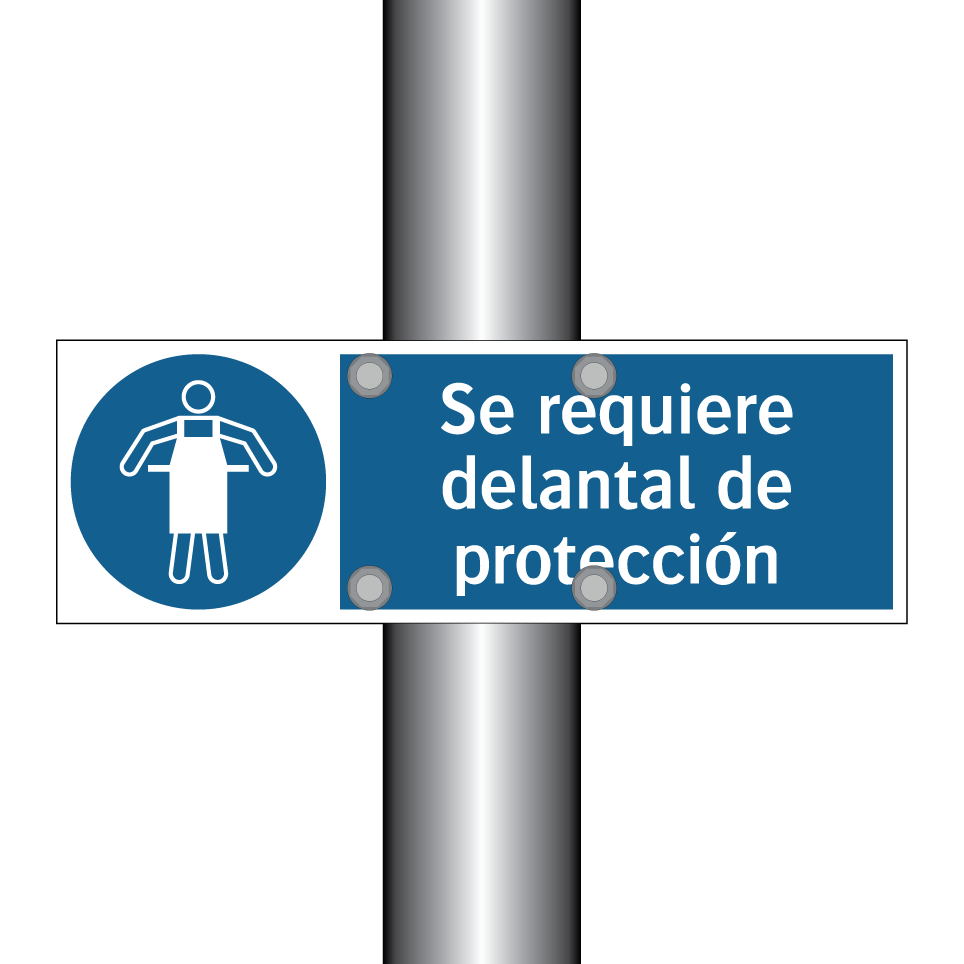 Se requiere delantal de protección