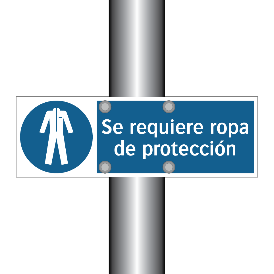 Se requiere ropa de protección