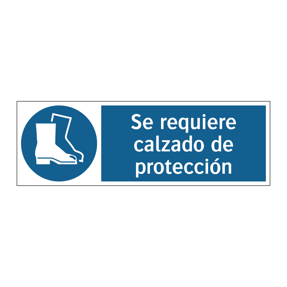 Se requiere calzado de protección