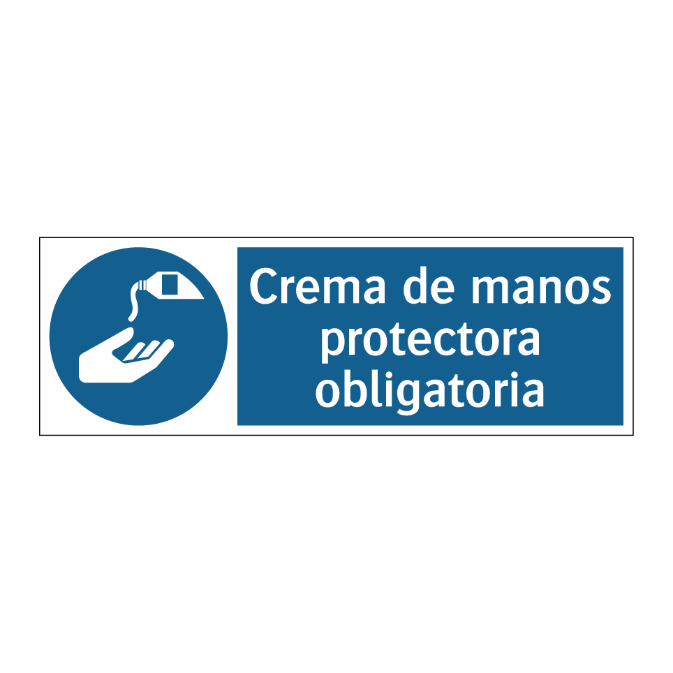 Crema de manos protectora obligatoria