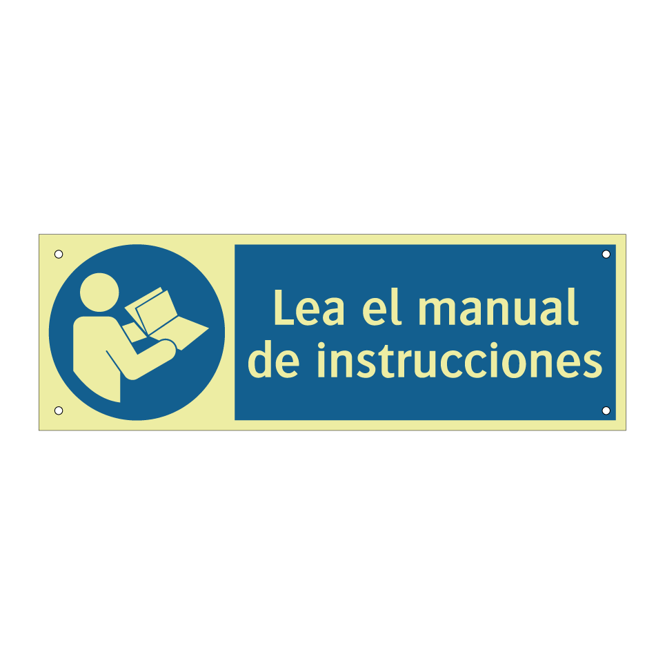 Lea el manual de instrucciones