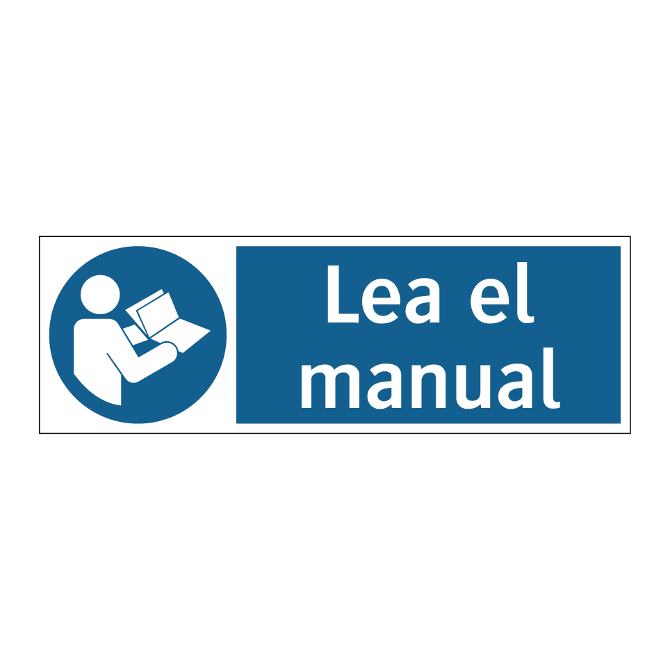 Lea el manual