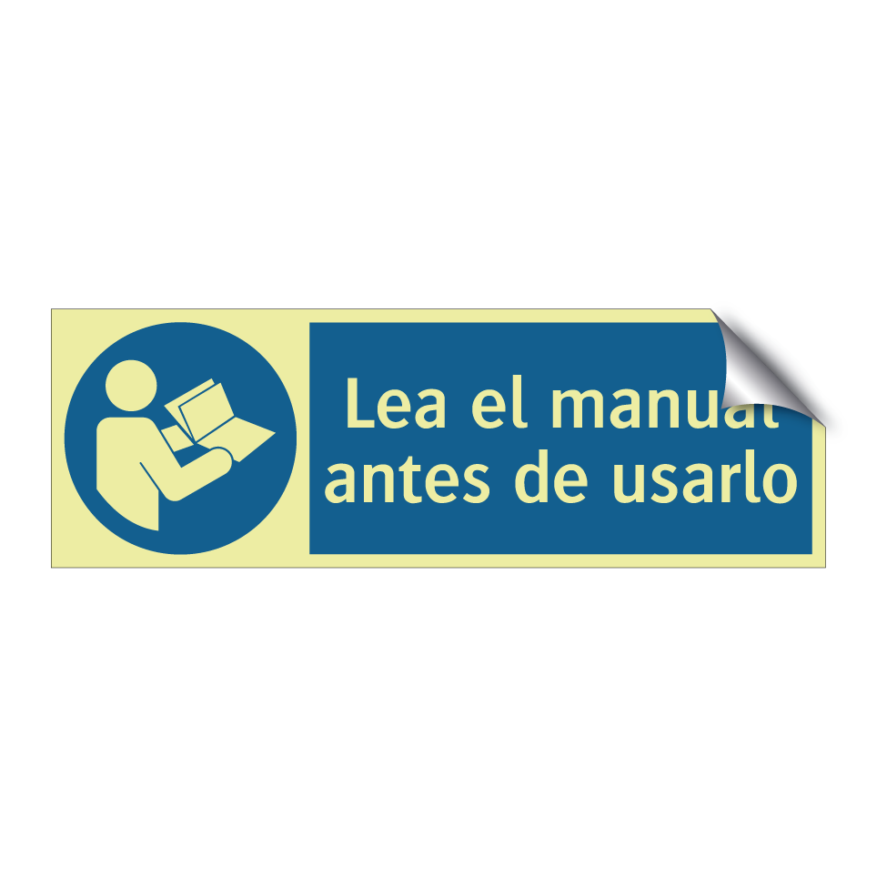 Lea el manual antes de usarlo