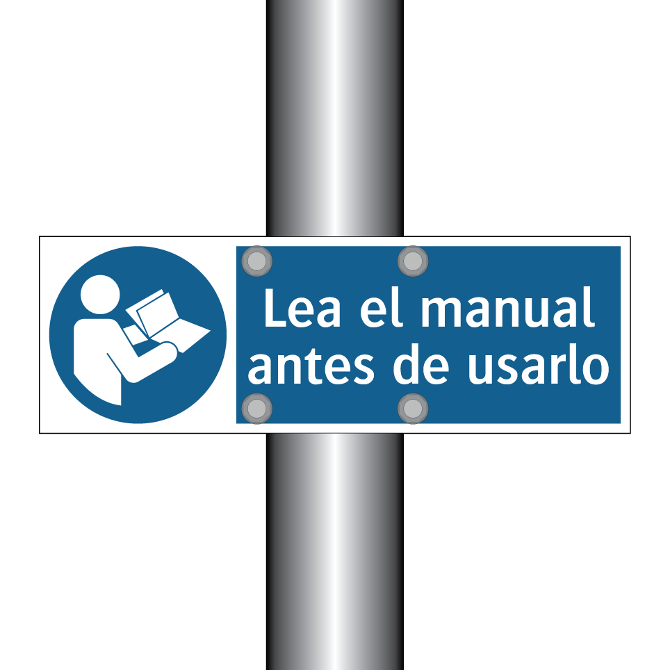Lea el manual antes de usarlo