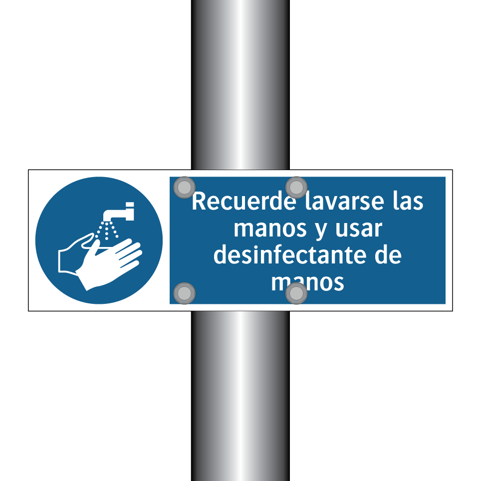 Recuerde lavarse las manos y usar desinfectante de manos