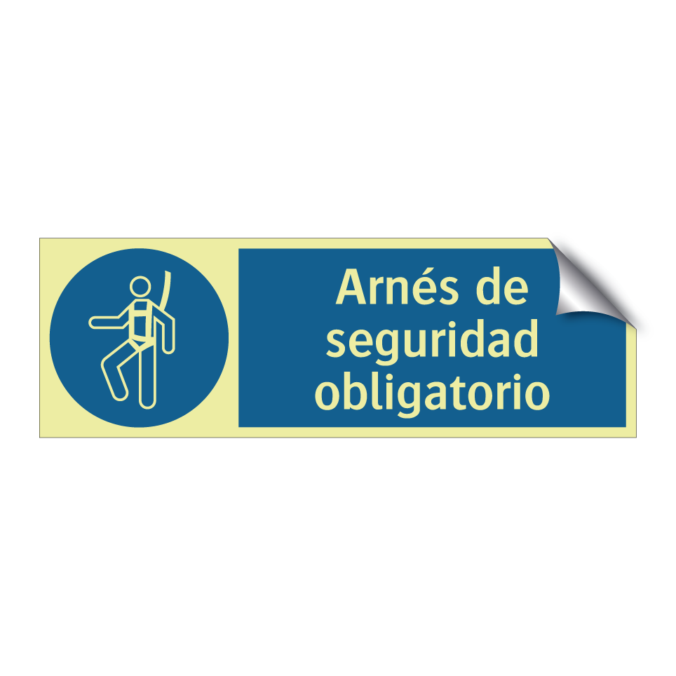 Arnés de seguridad obligatorio