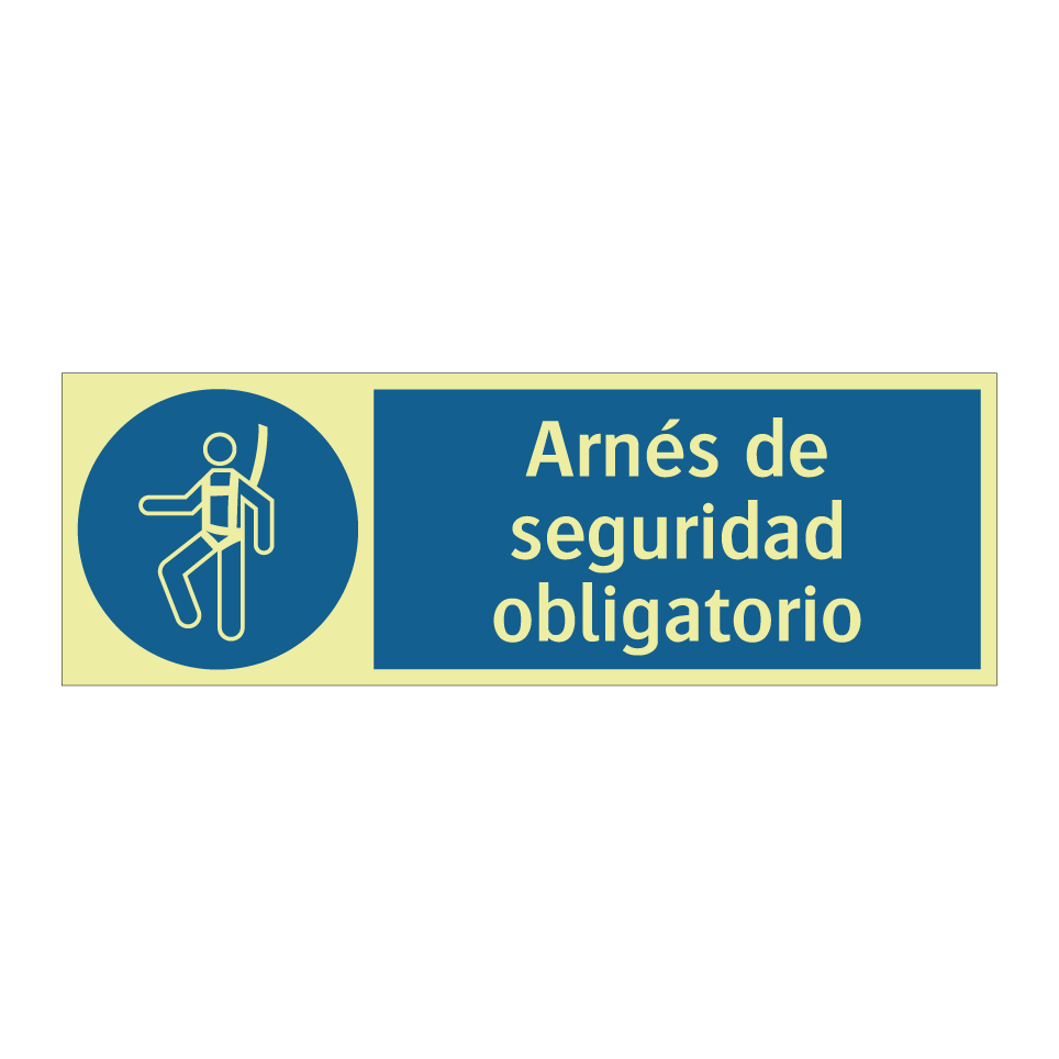 Arnés de seguridad obligatorio