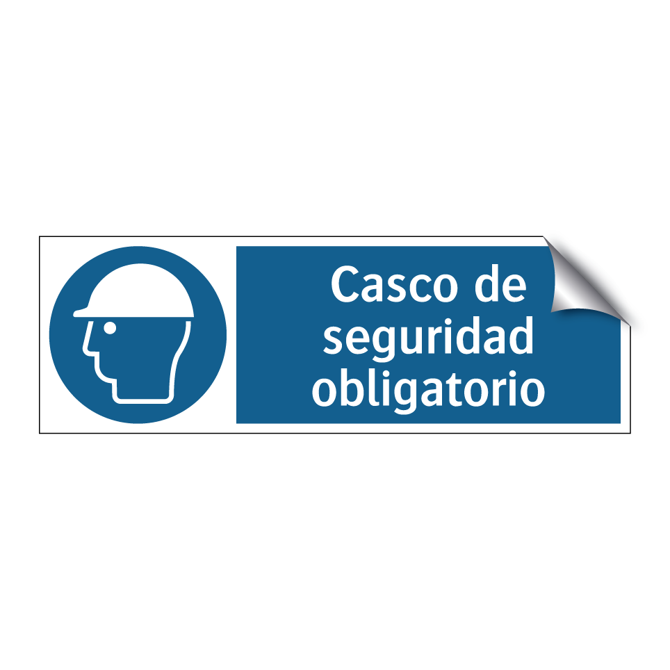 Casco de seguridad obligatorio