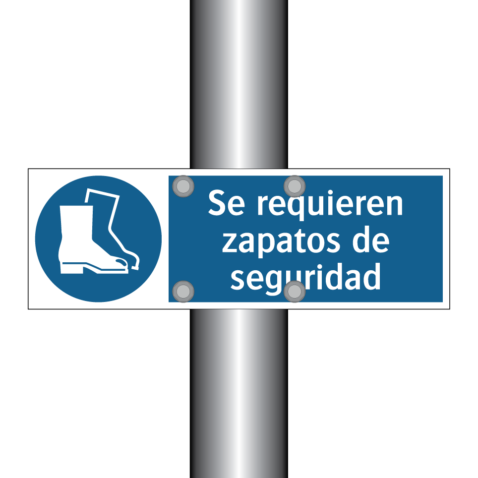 Se requieren zapatos de seguridad