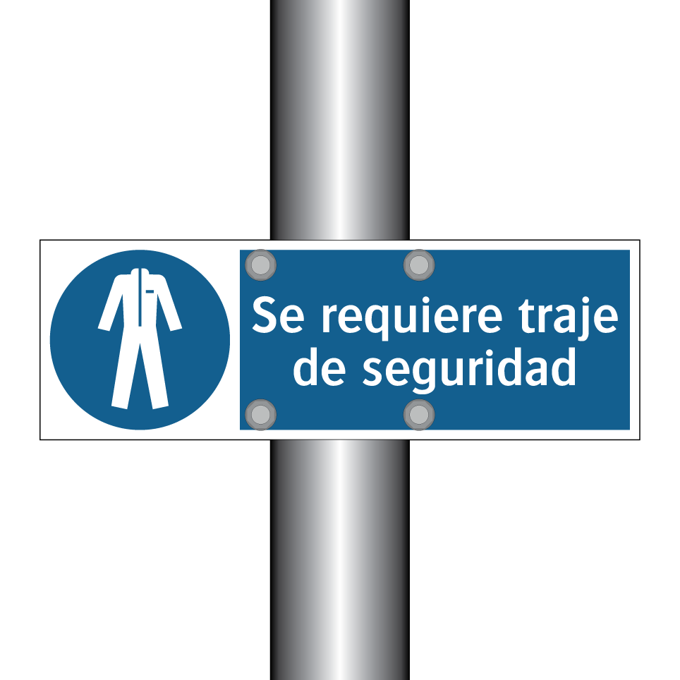 Se requiere traje de seguridad