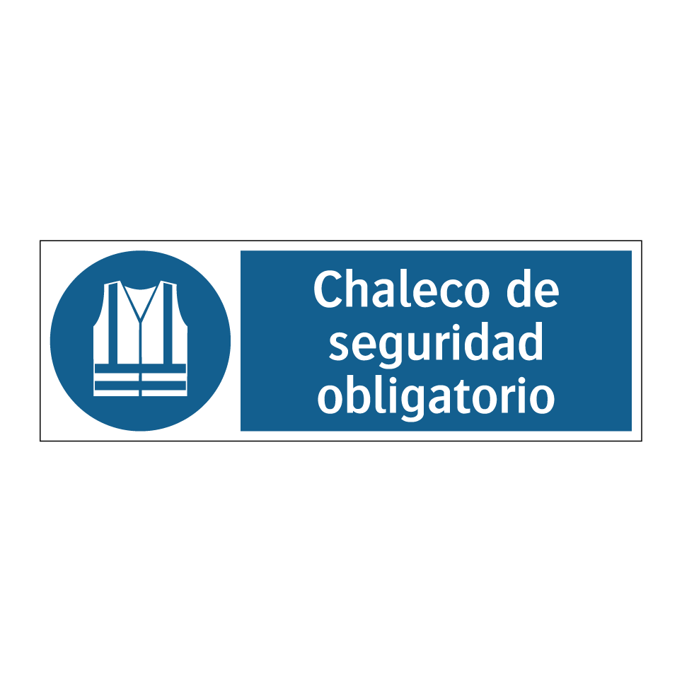 Chaleco de seguridad obligatorio