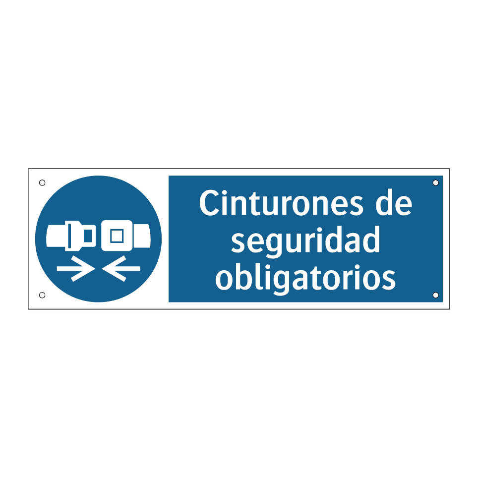Cinturones de seguridad obligatorios