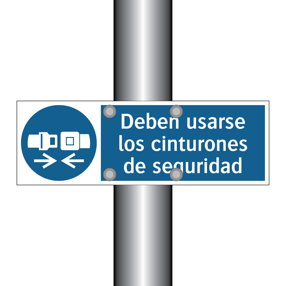 Deben usarse los cinturones de seguridad