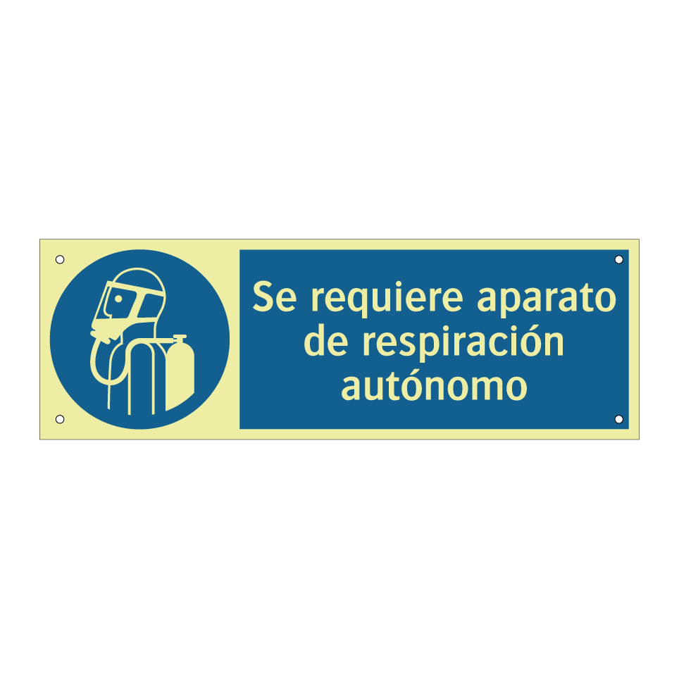 Se requiere aparato de respiración autónomo