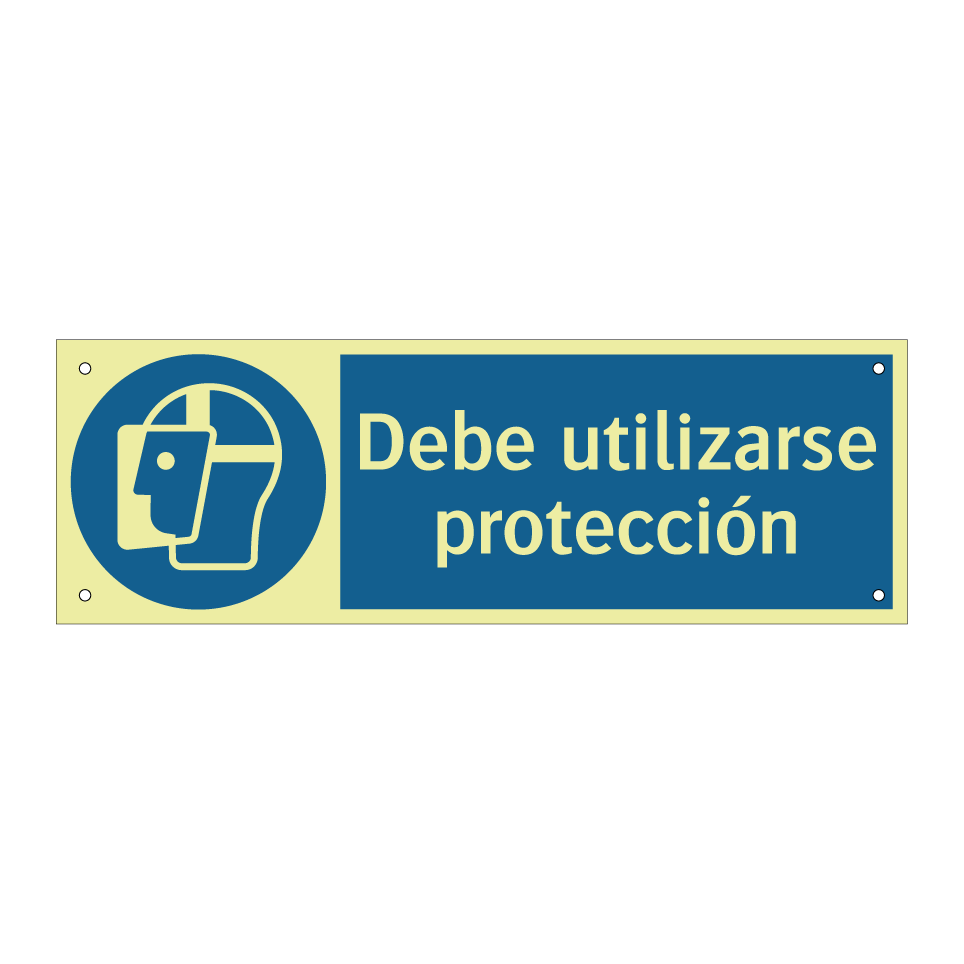 Debe utilizarse protección