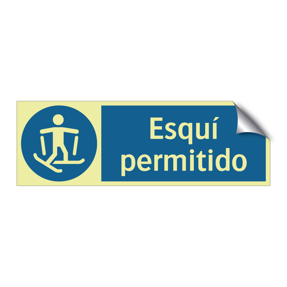 Esquí permitido