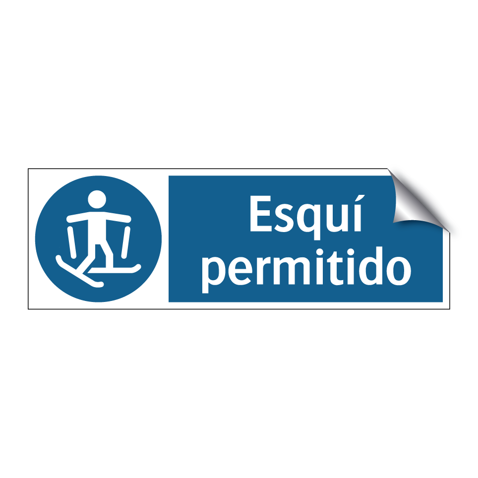Esquí permitido