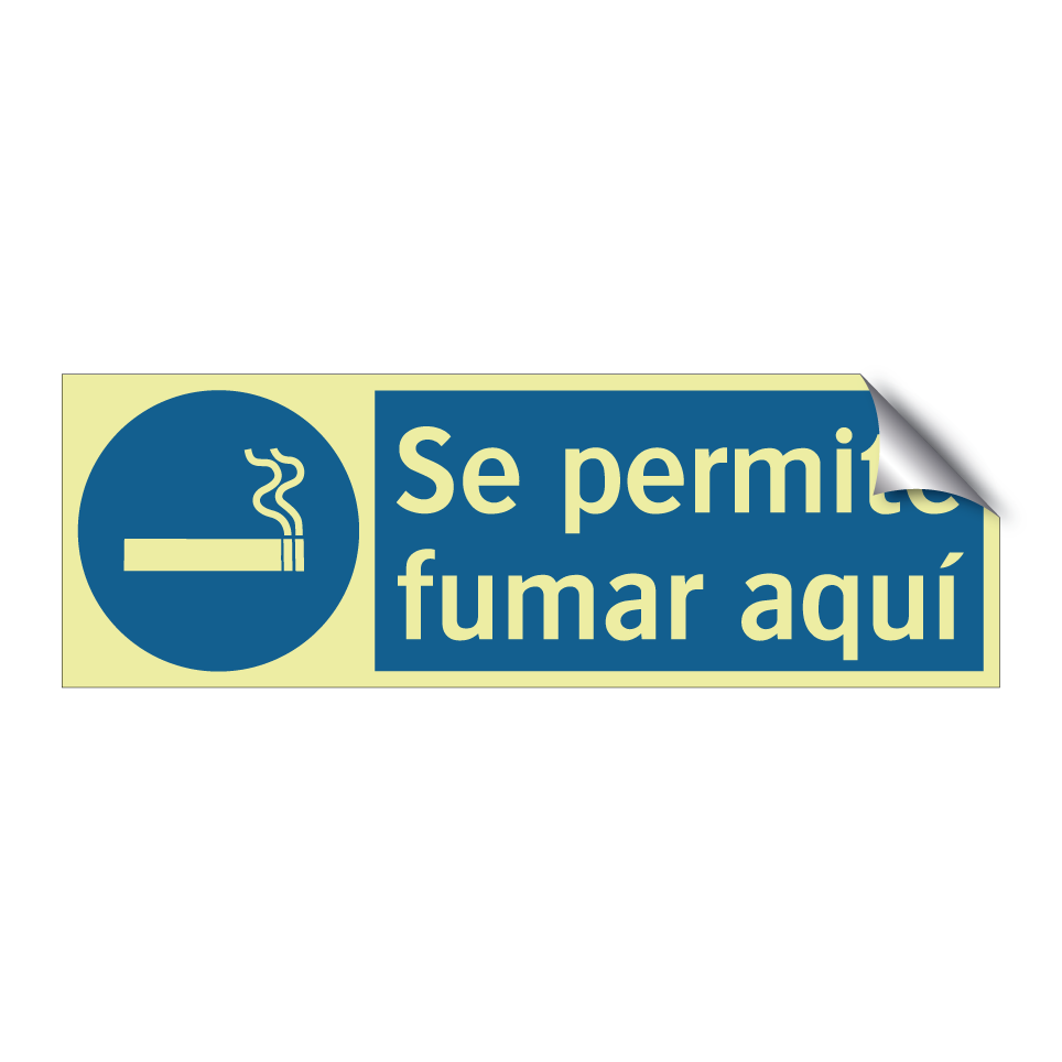 Se permite fumar aquí