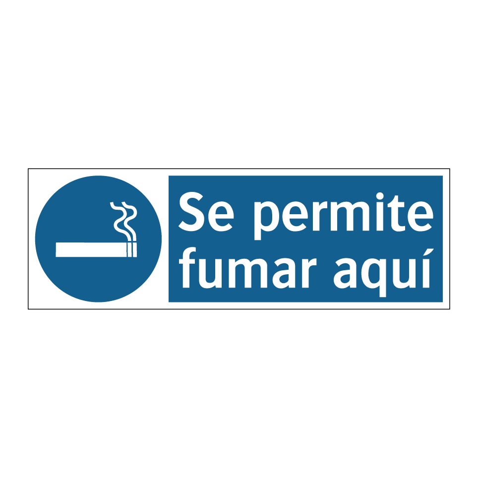 Se permite fumar aquí