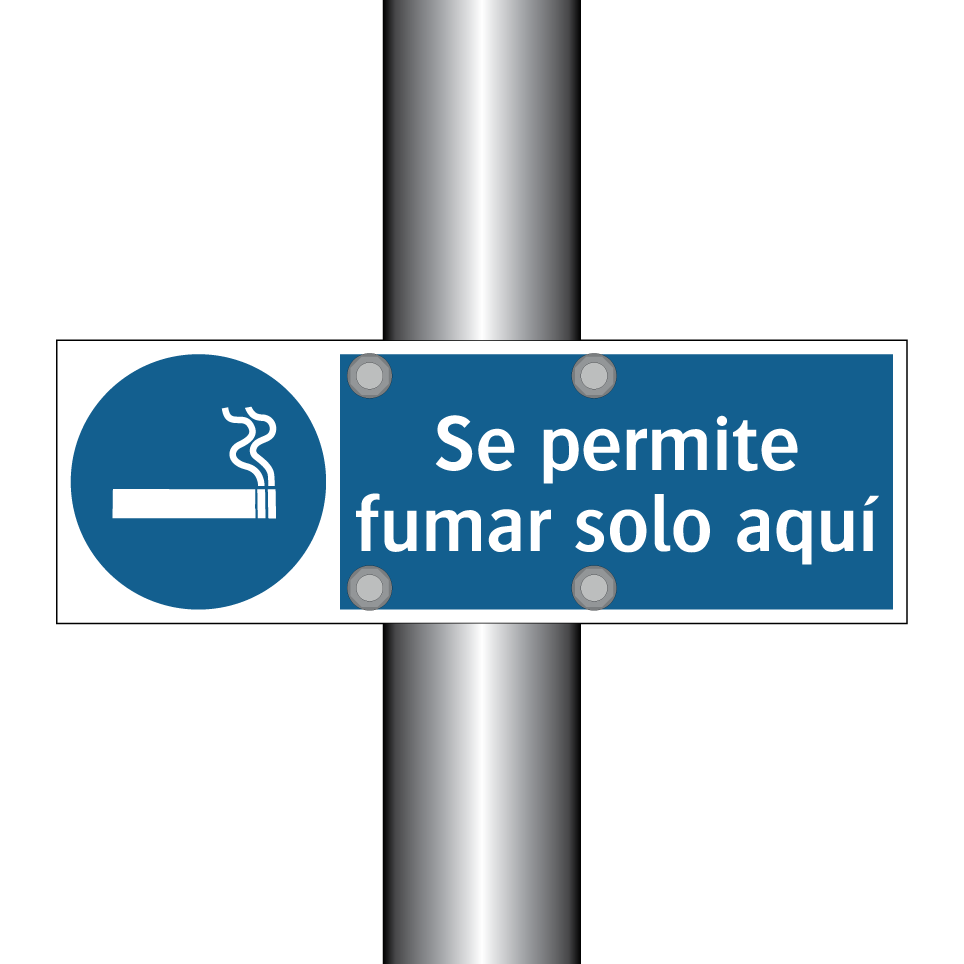 Se permite fumar solo aquí