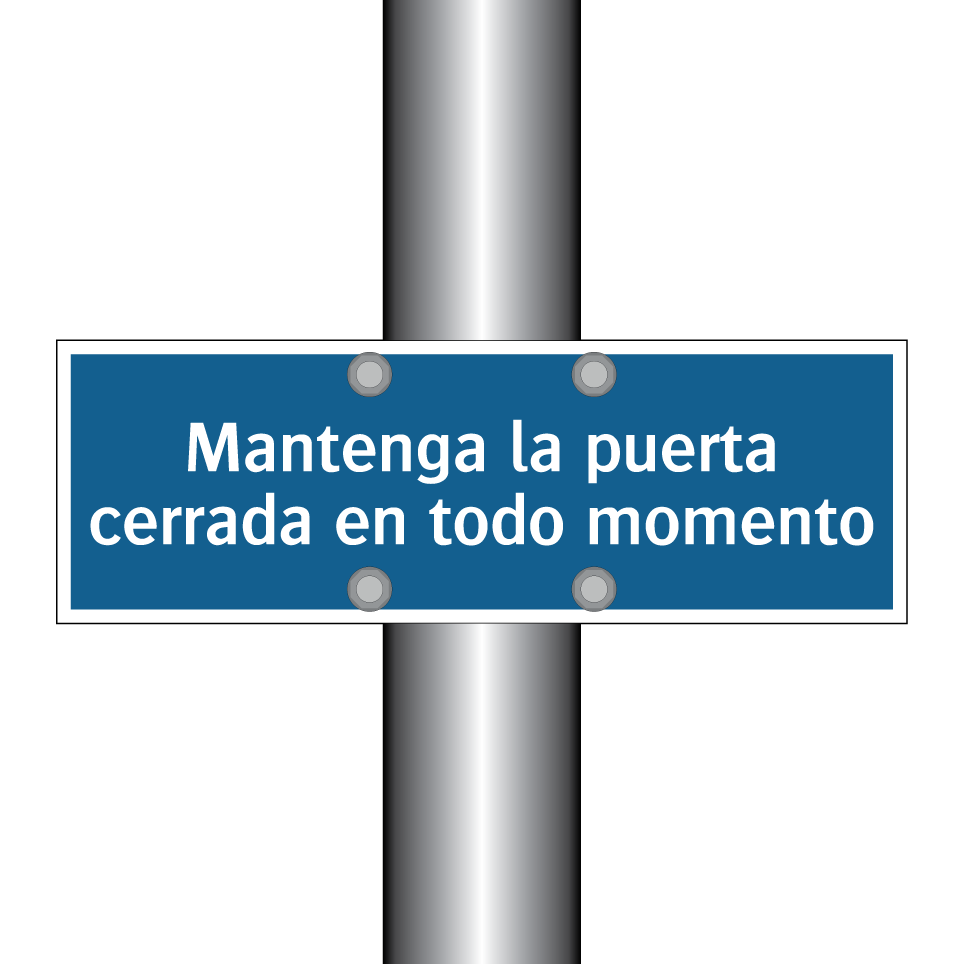 Mantenga la puerta cerrada en todo momento