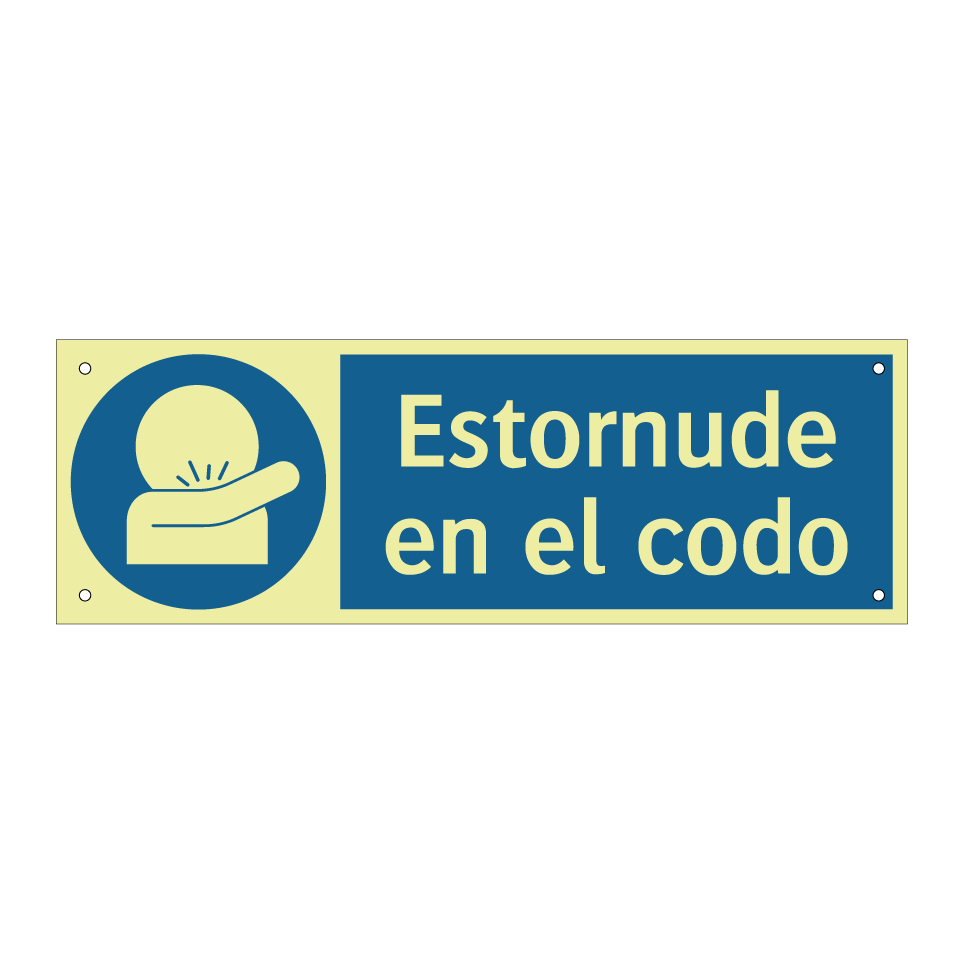 Estornude en el codo