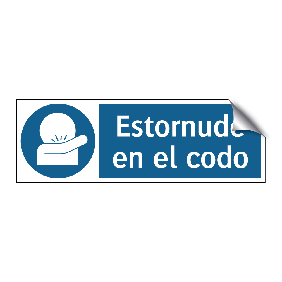 Estornude en el codo