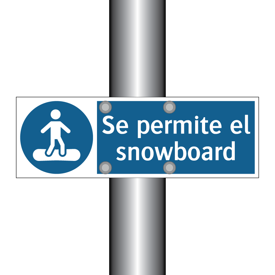 Se permite el snowboard