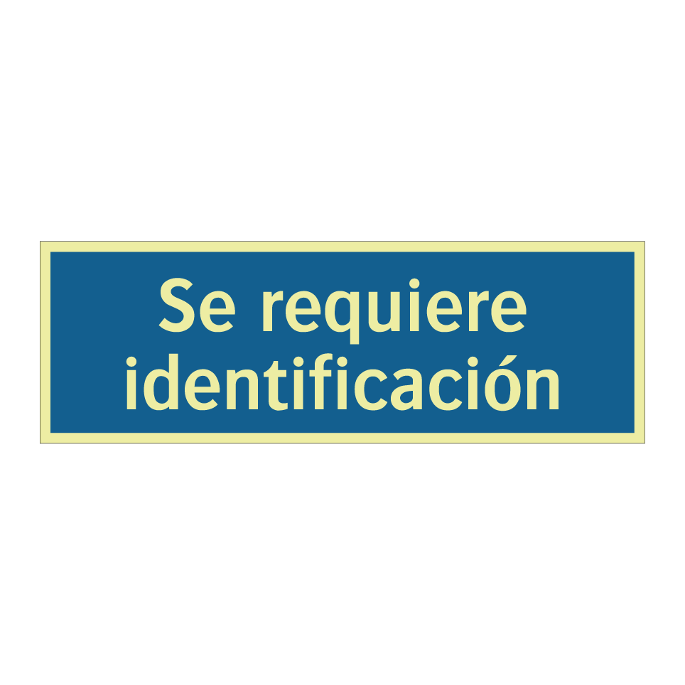 Se requiere identificación