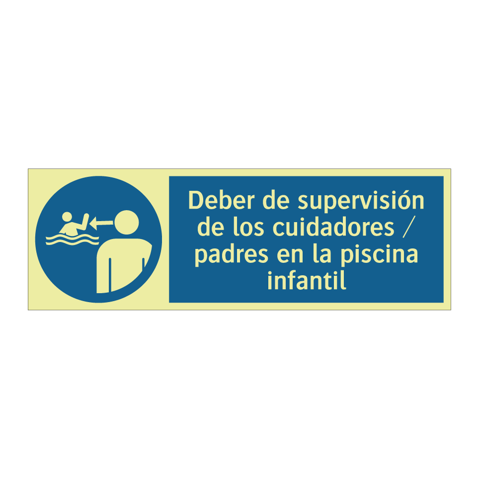 Deber de supervisión de los cuidadores / padres en la piscina infantil