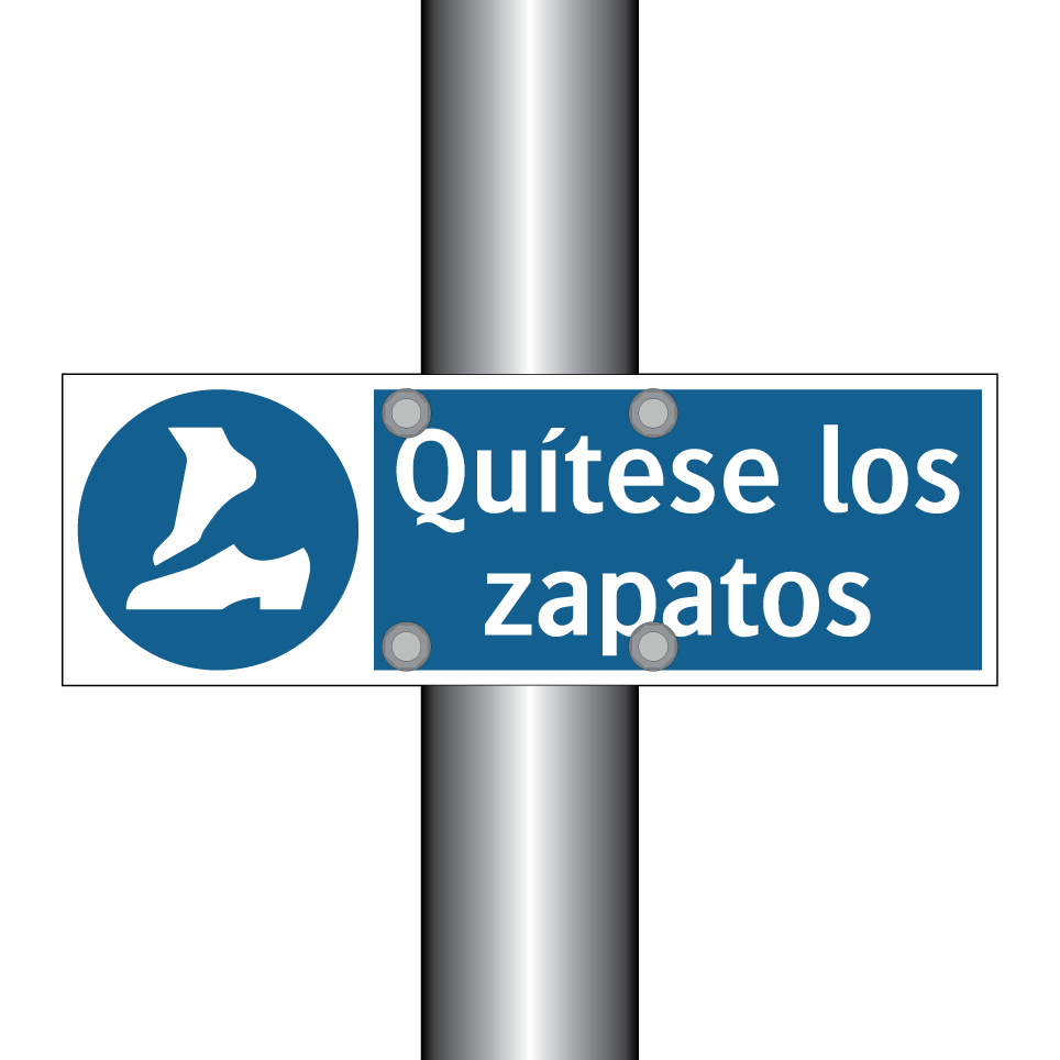 Quítese los zapatos