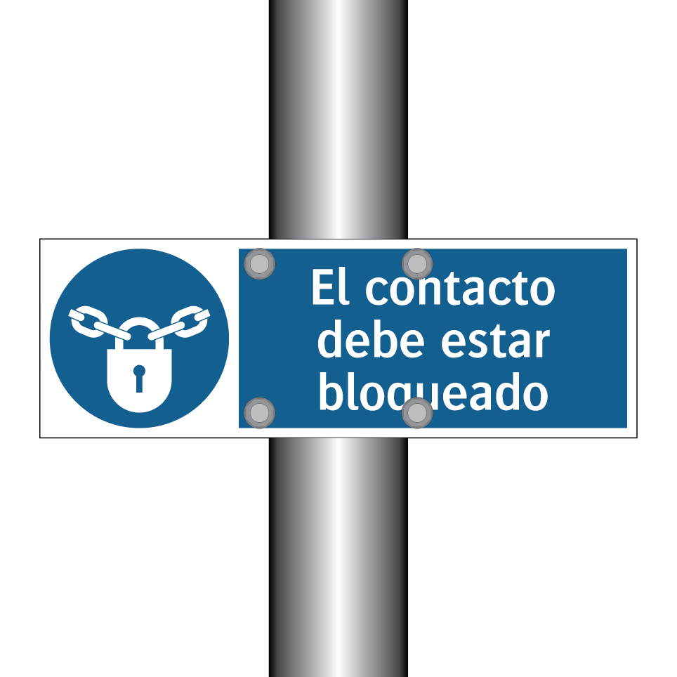 El contacto debe estar bloqueado
