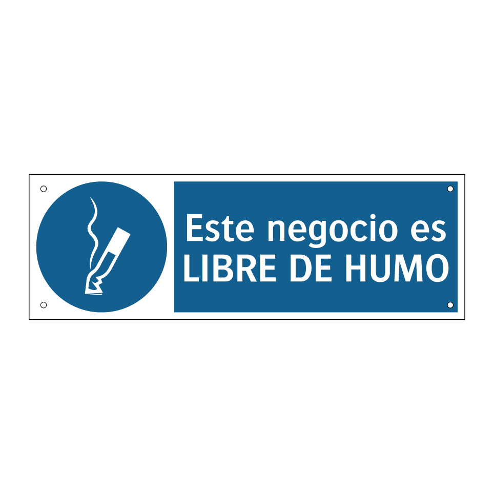 Este negocio es LIBRE DE HUMO
