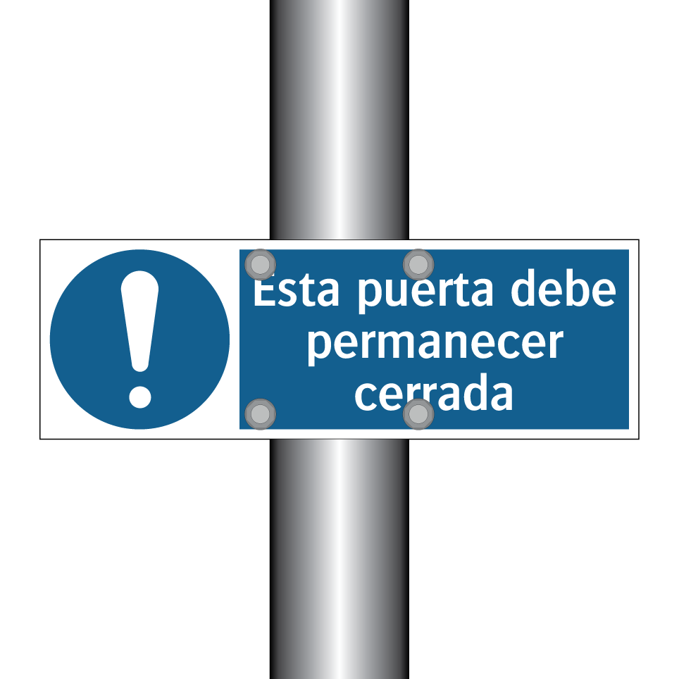 Esta puerta debe permanecer cerrada