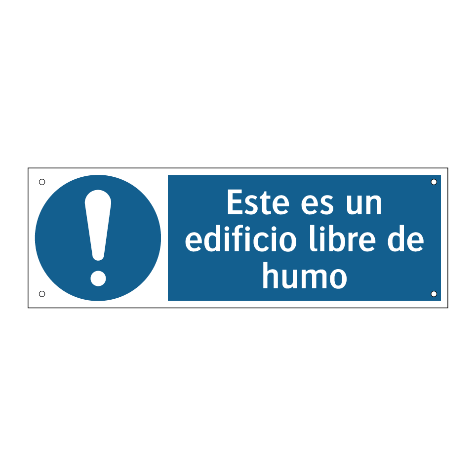 Este es un edificio libre de humo