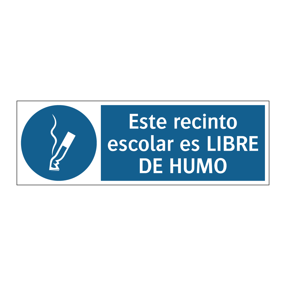 Este recinto escolar es LIBRE DE HUMO