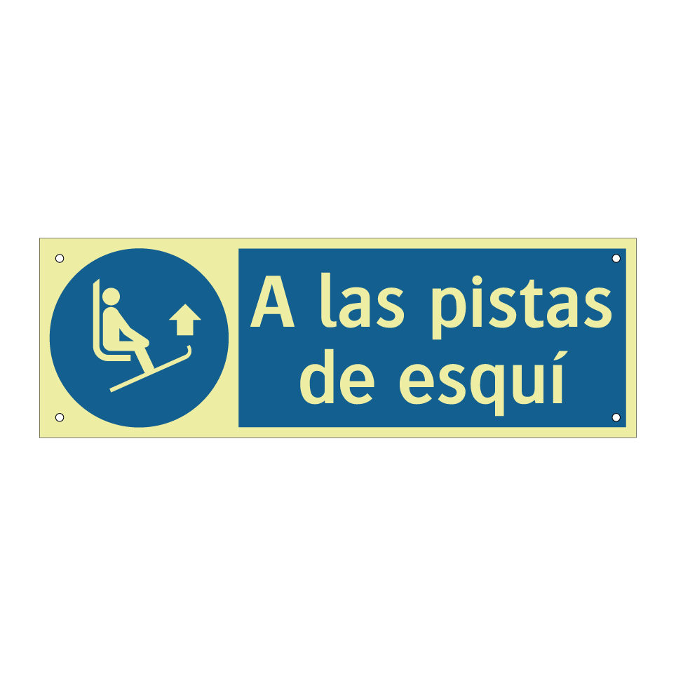 A las pistas de esquí