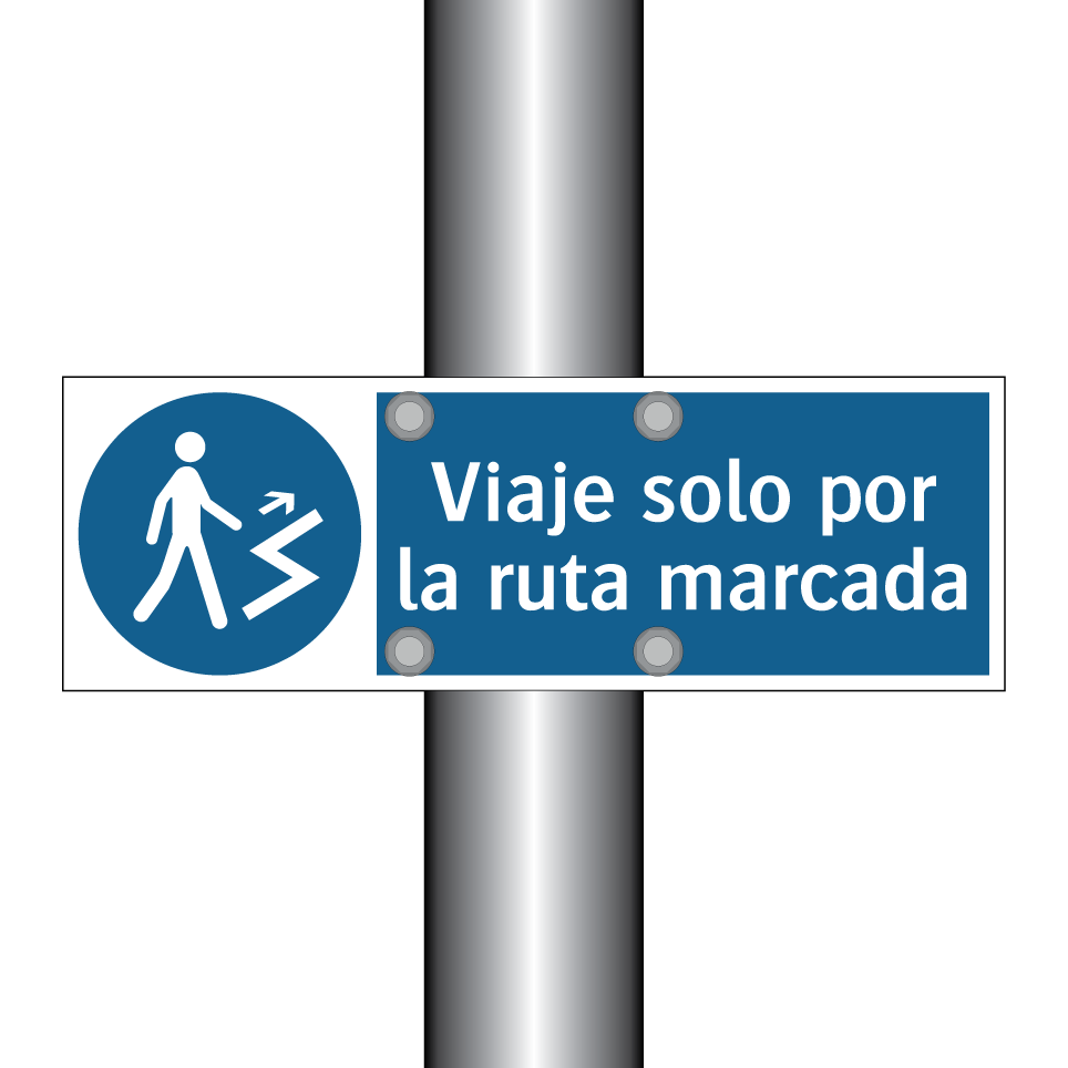 Viaje solo por la ruta marcada